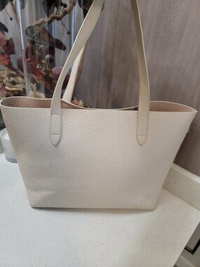 Cuyana Tote Small Classic Structured Pebble Leather Women Shoulder Bag